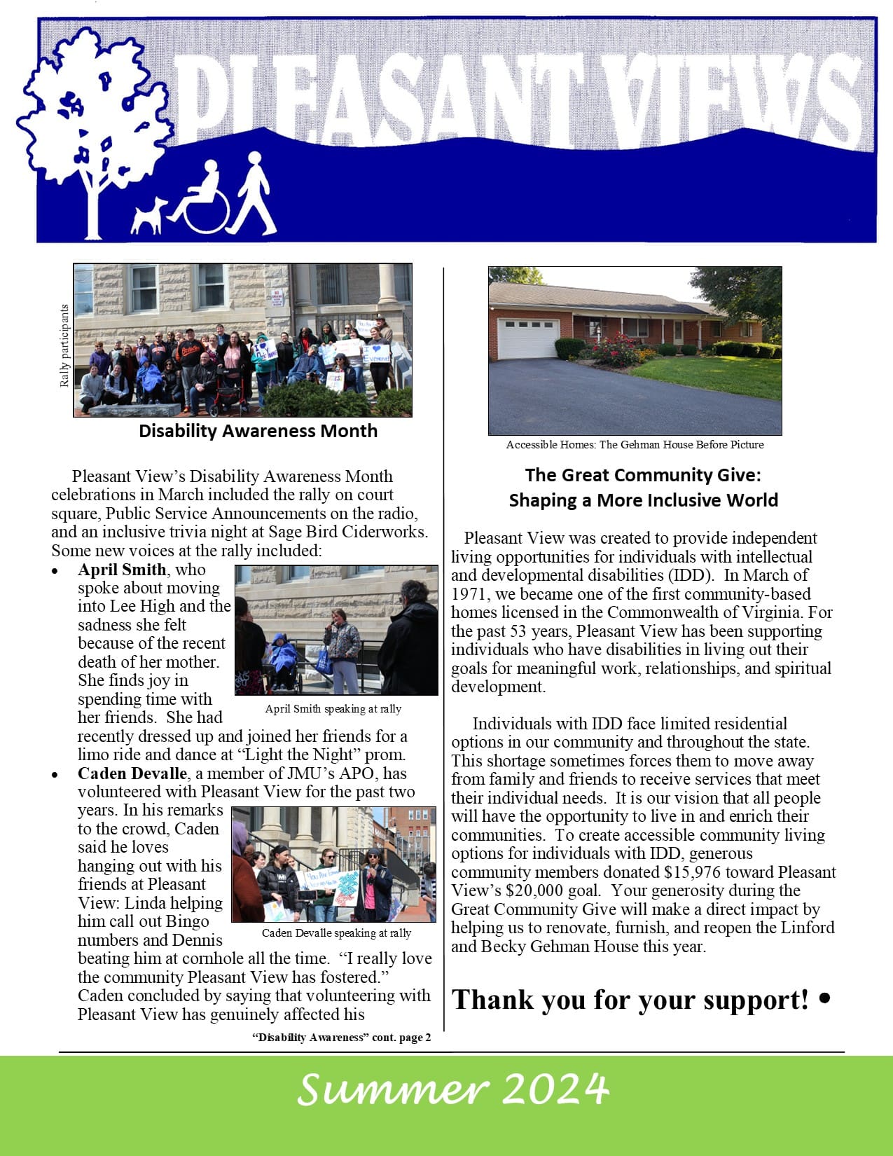 Summer 2024 Newsletter